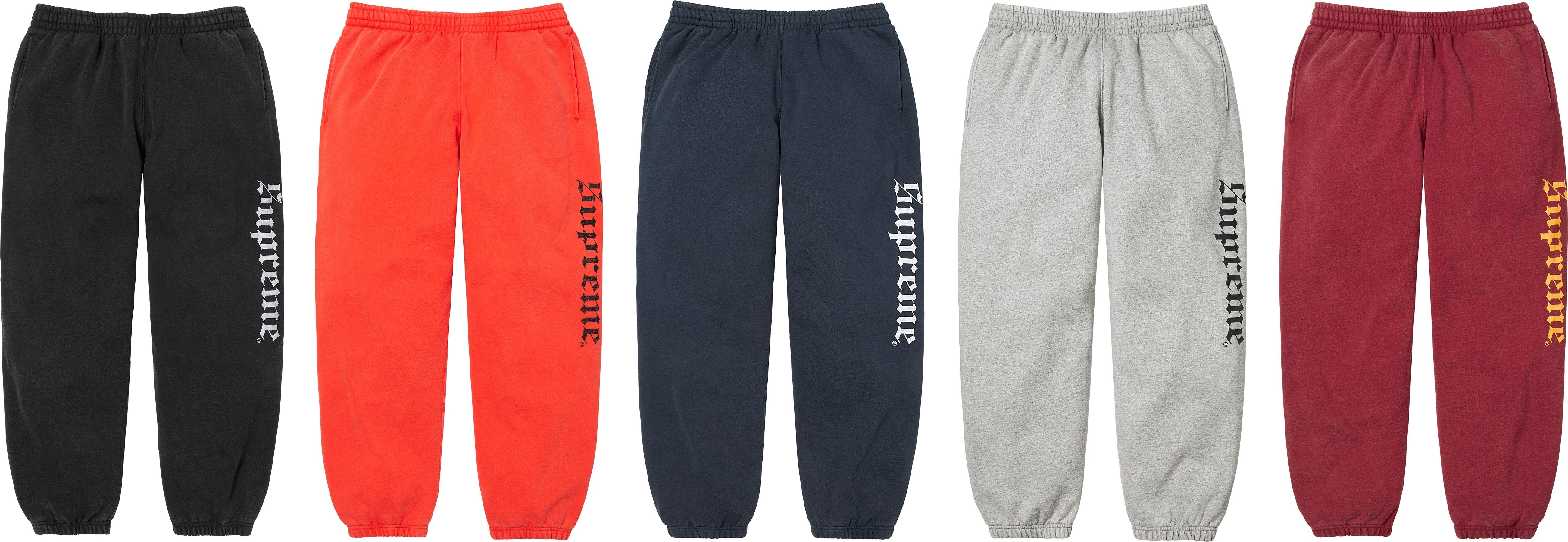 Washed Old English Sweatpant